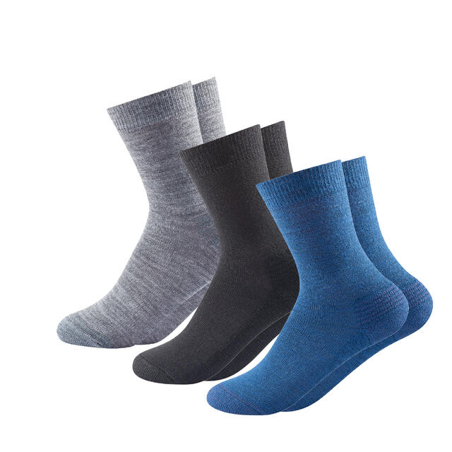 Sokkepakke til barn 28–30 Devold Daily Merino Light Kid 3 pk. 28–3 