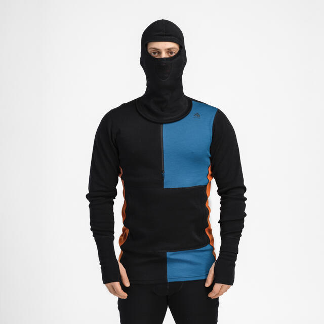 Hettegenser til herre L Aclima Warmwool Hood Zip M L 429 