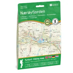 N&#230;r&#248;yfjorden Nordeca Topo 1:50 000 3038