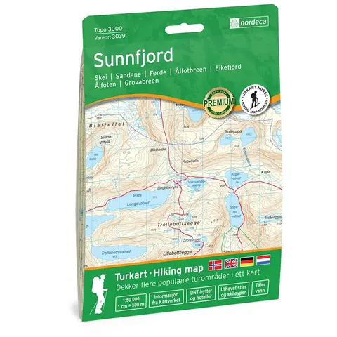 Sunnfjord Nordeca Topo 1:50 000 3039