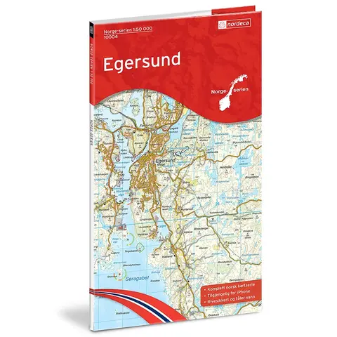 Egersund Nordeca Norge 1:50 000 10004