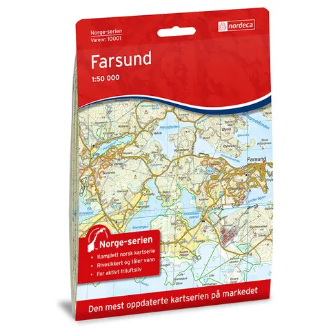 Farsund Nordeca Norge 1:50 000 10001