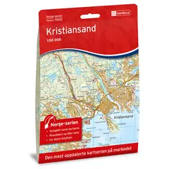 Kristiansand Nordeca Norge 1:50 000 10002