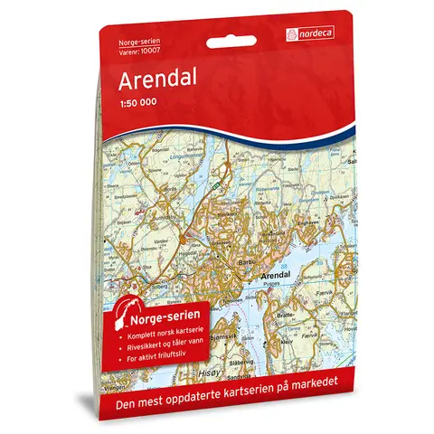 Arendal Nordeca Norge 1:50 000 10007