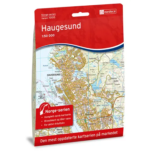 Haugesund Nordeca Norge 1:50 000 10015