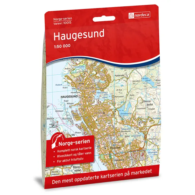 Haugesund Nordeca Norge 1:50 000 10015 