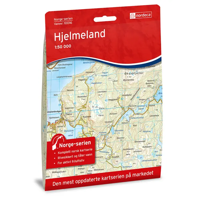 Hjelmeland Nordeca Norge 1:50 000 10016 