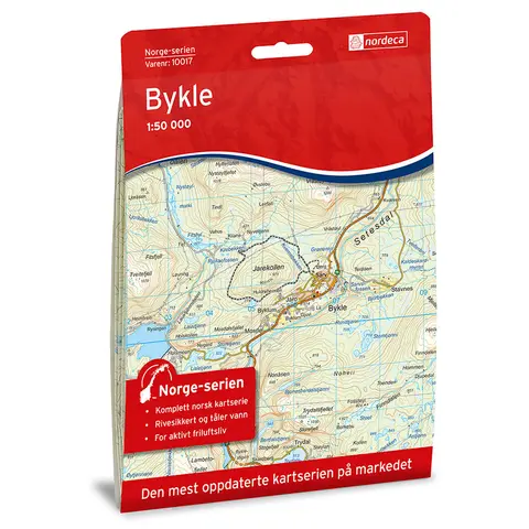 Bykle Nordeca Norge 1:50 000 10017