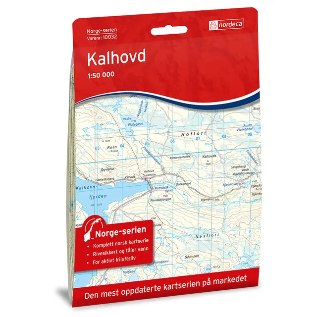 Kalhovd Nordeca Norge 1:50 000 10032 