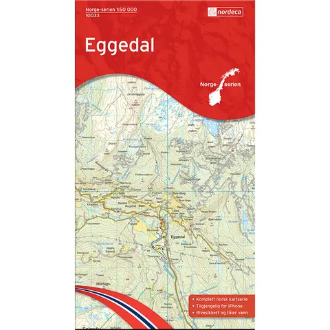 Eggedal Nordeca Norge 1:50 000 10033