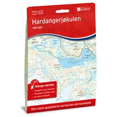 Hardangerj&#248;kulen Nordeca Norge 1:50 000 10039