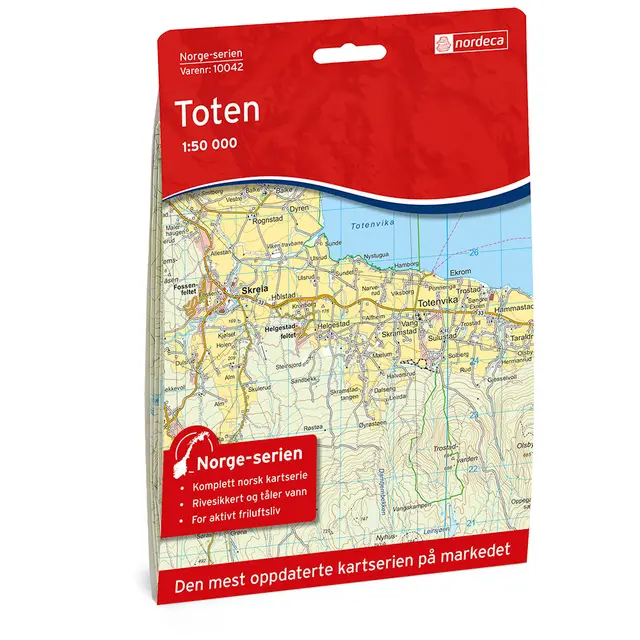 Toten Nordeca Norge 1:50 000 10042 