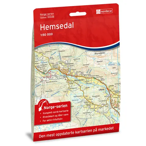 Hemsedal Nordeca Norge 1:50 000 10048