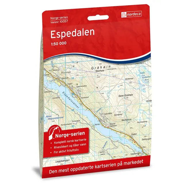 Espedalen Nordeca Norge 1:50 000 10057 