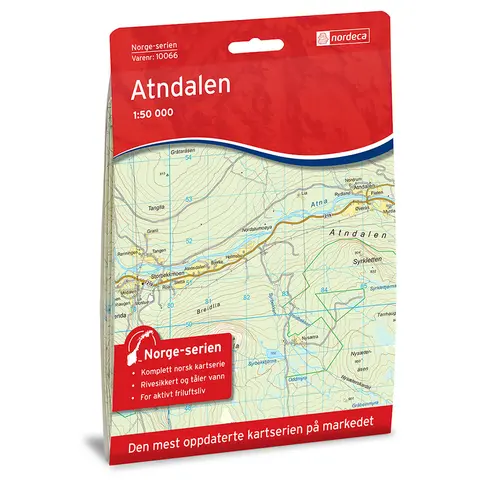 Atndalen Nordeca Norge 1:50 000 10066