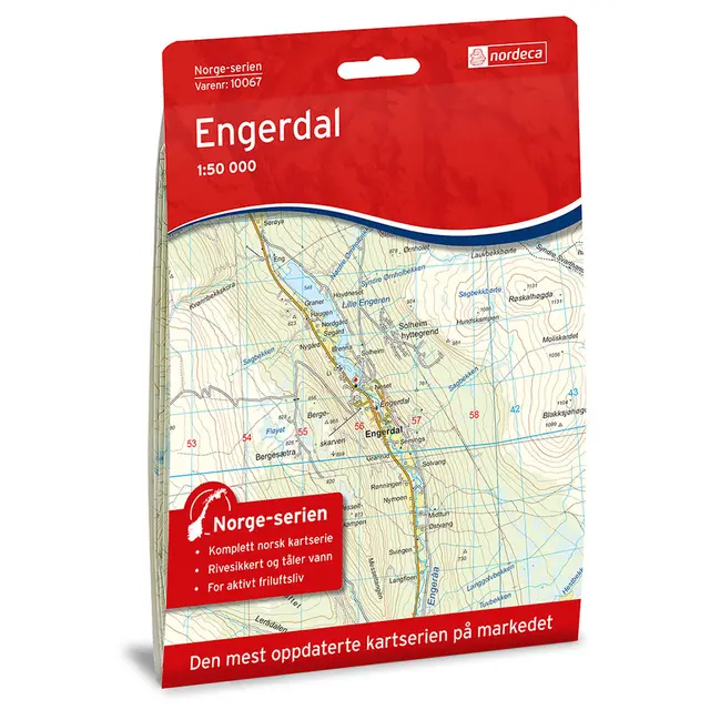 Engerdal Nordeca Norge 1:50 000 10067 