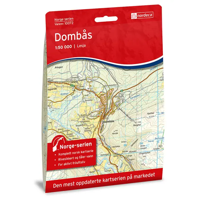 Dombås Nordeca Norge 1:50 000 10072 