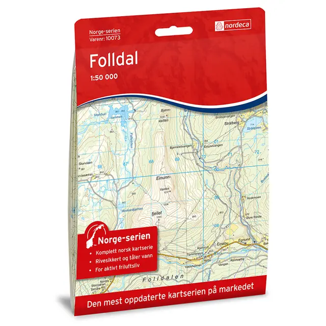 Folldal Nordeca Norge 1:50 000 10073 