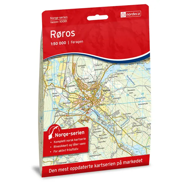 Røros Nordeca Norge 1:50 000 10081 