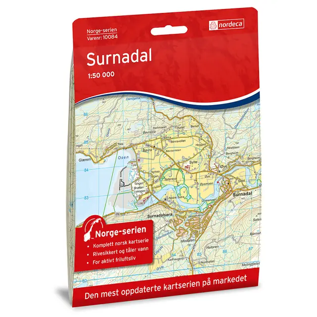 Surnadal Nordeca Norge 1:50 000 10084 