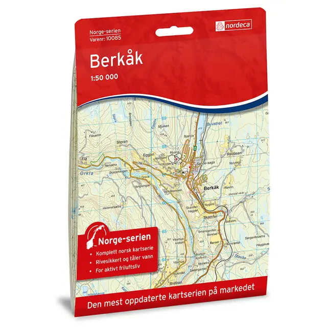 Berkåk Nordeca Norge 1:50 000 10085 