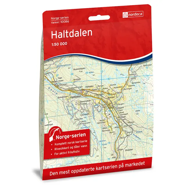 Haltdalen Nordeca Norge 1:50 000 10086 