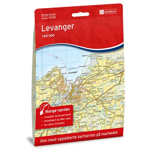 Levanger Nordeca Norge 1:50 000 10095