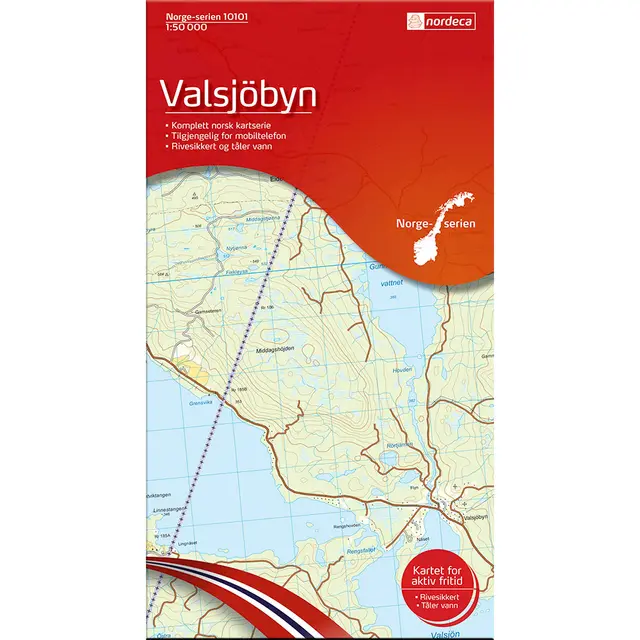 Valsjöbyn Nordeca Norge 1:50 000 10101 