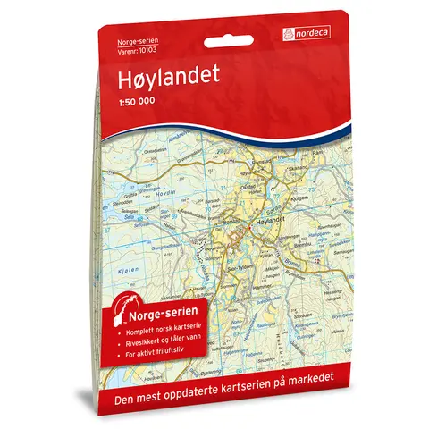 H&#248;ylandet Nordeca Norge 1:50 000 10103