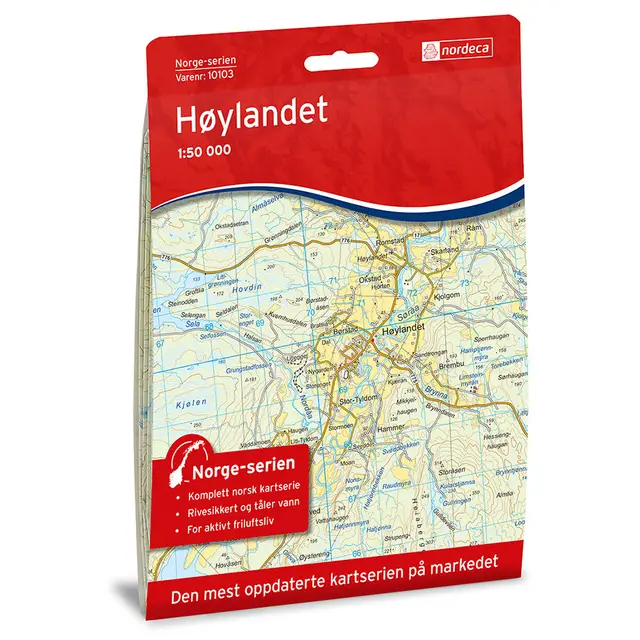 Høylandet Nordeca Norge 1:50 000 10103 