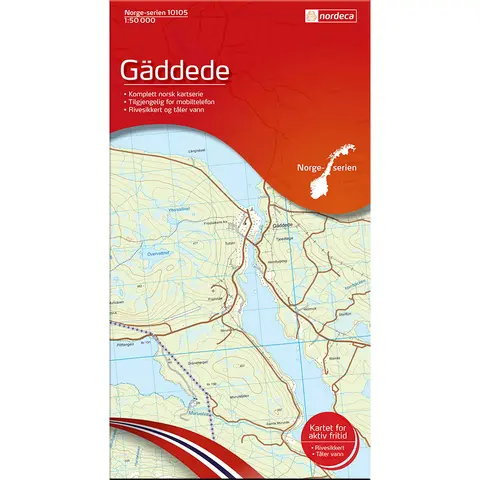 G&#228;ddede Nordeca Norge 1:50 000 10105