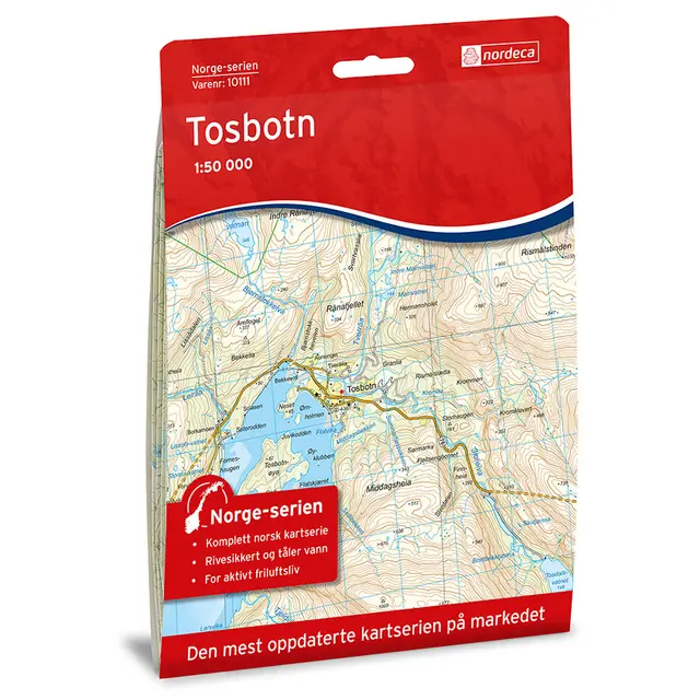 Tosbotn Nordeca Norge 1:50 000 10111 