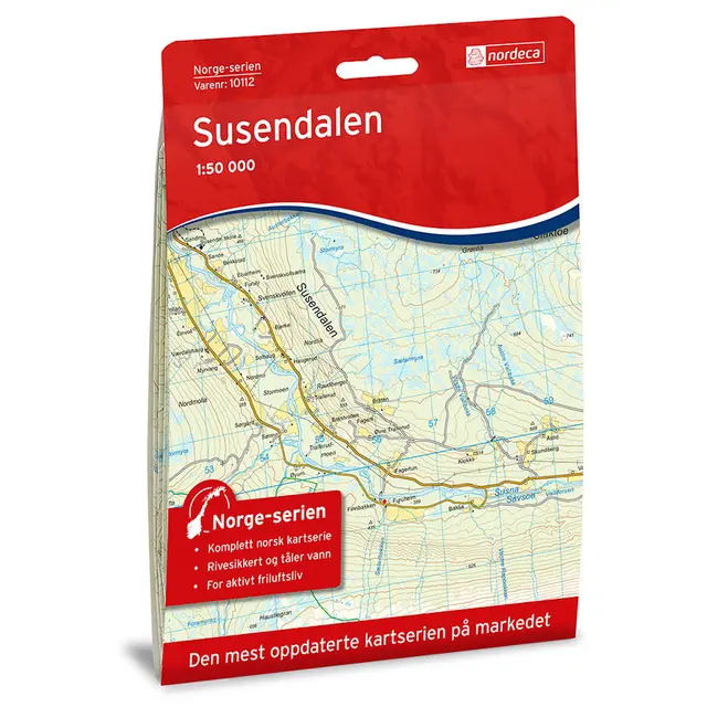 Susendalen Nordeca Norge 1:50 000 10112 