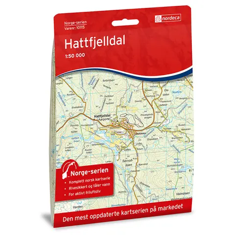 Hattfjelldal Nordeca Norge 1:50 000 10115