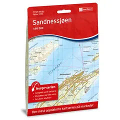 Sandnessj&#248;en Nordeca Norge 1:50 000 10116