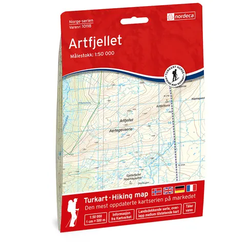 Artfjellet Nordeca Norge 1:50 000 10118