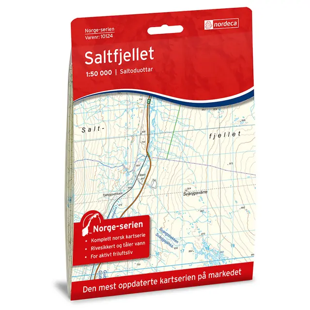 Saltfjellet Nordeca Norge 1:50 000 10124 