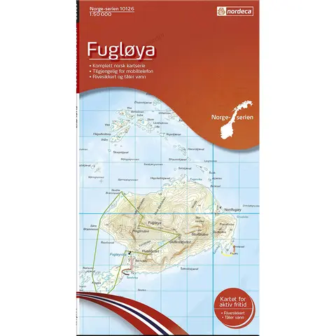 Fugl&#248;ya Nordeca Norge 1:50 000 10126