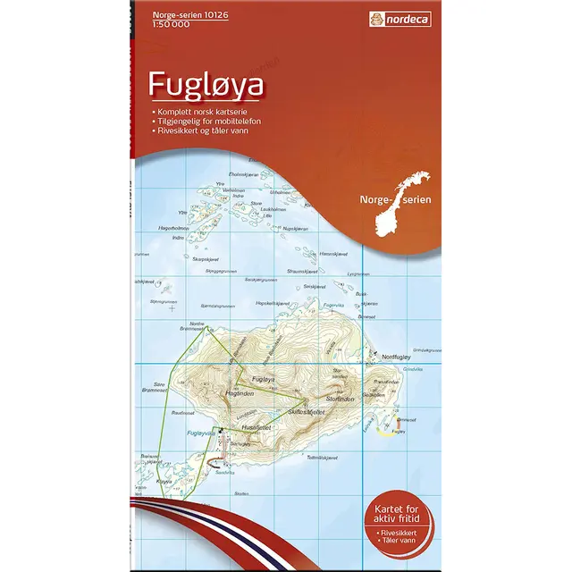 Fugløya Nordeca Norge 1:50 000 10126 