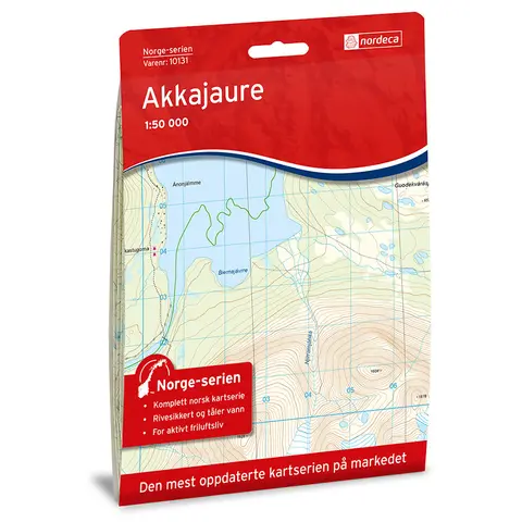 Akkajaure Nordeca Norge 1:50 000 10131