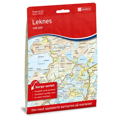 Leknes Nordeca Norge 1:50 000 10133