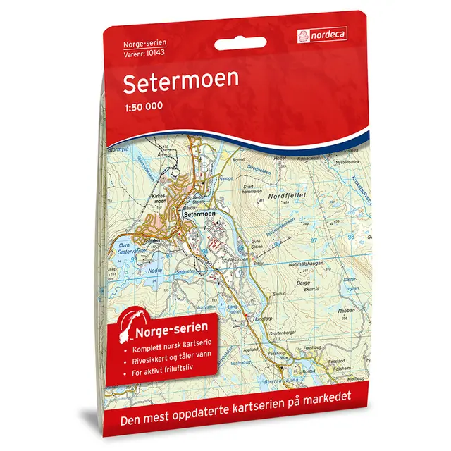 Setermoen Nordeca Norge 1:50 000 10143 