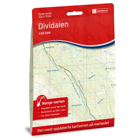 Dividalen Nordeca Norge 1:50 000 10144