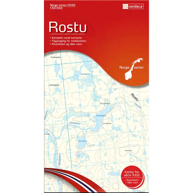 Rostu Nordeca Norge 1:50 000 10145 