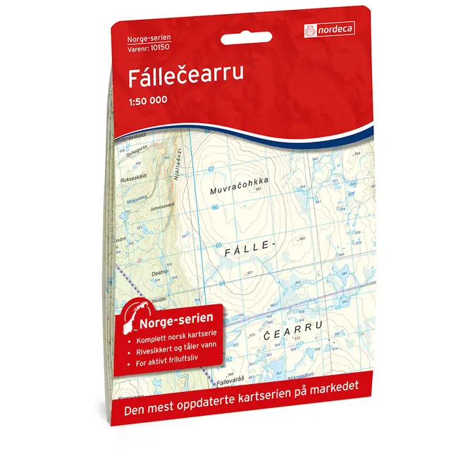 Fallecearru Nordeca Norge 1:50 000 10150 