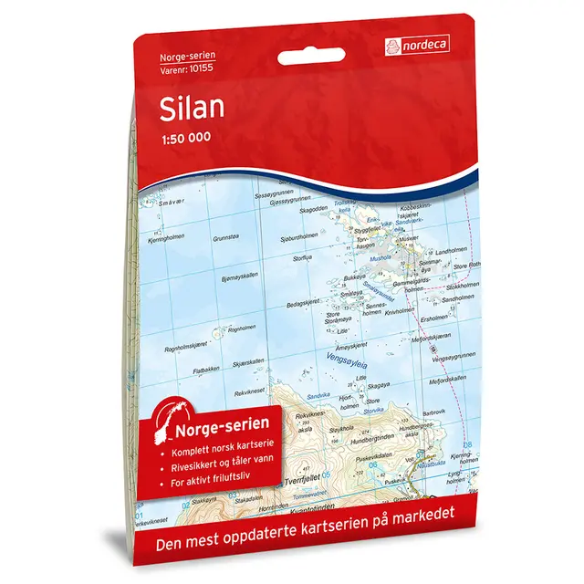 Silan Nordeca Norge 1:50 000 10155 