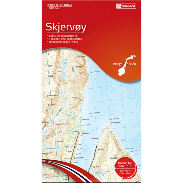 Skjervøy Nordeca Norge 1:50 000 10160 