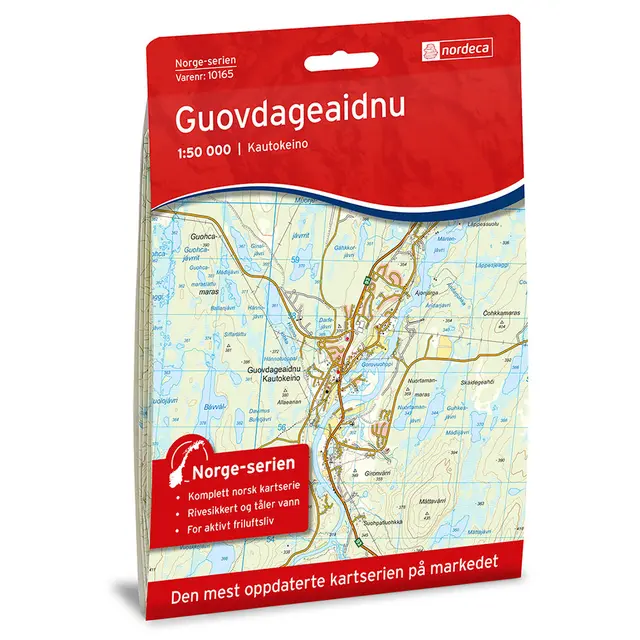 Guovdageaidnu Nordeca Norge 1:50 000 10165 