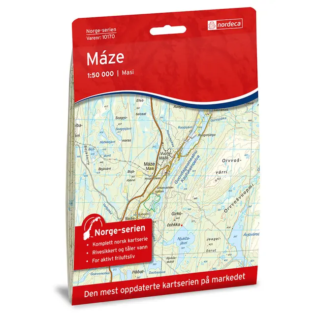 Maze Nordeca Norge 1:50 000 10170 