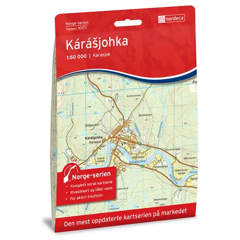 Karasjohka Nordeca Norge 1:50 000 10171